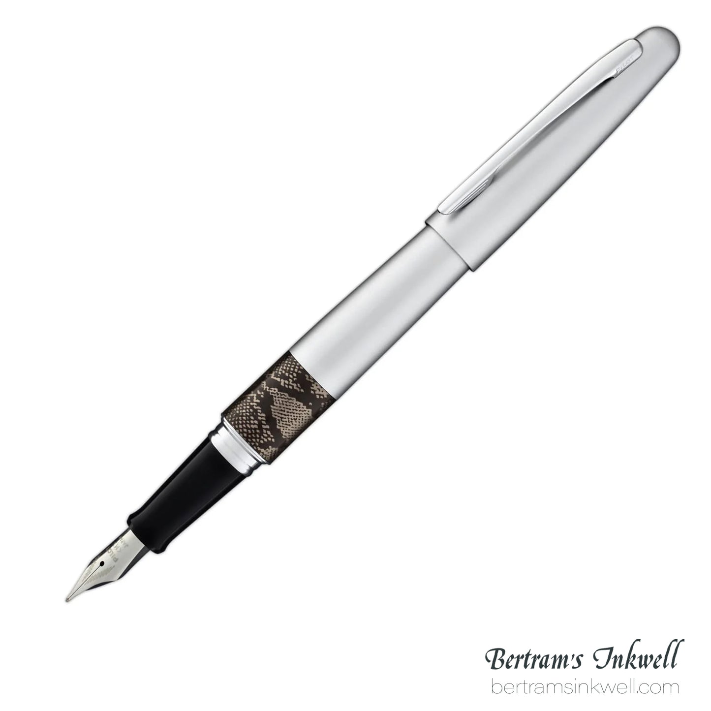 Pilot Metropolitan Animal with Python Matte Silver Pattern Fountain Pen