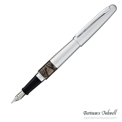 Pilot Metropolitan Animal with Python Matte Silver Pattern Fountain Pen