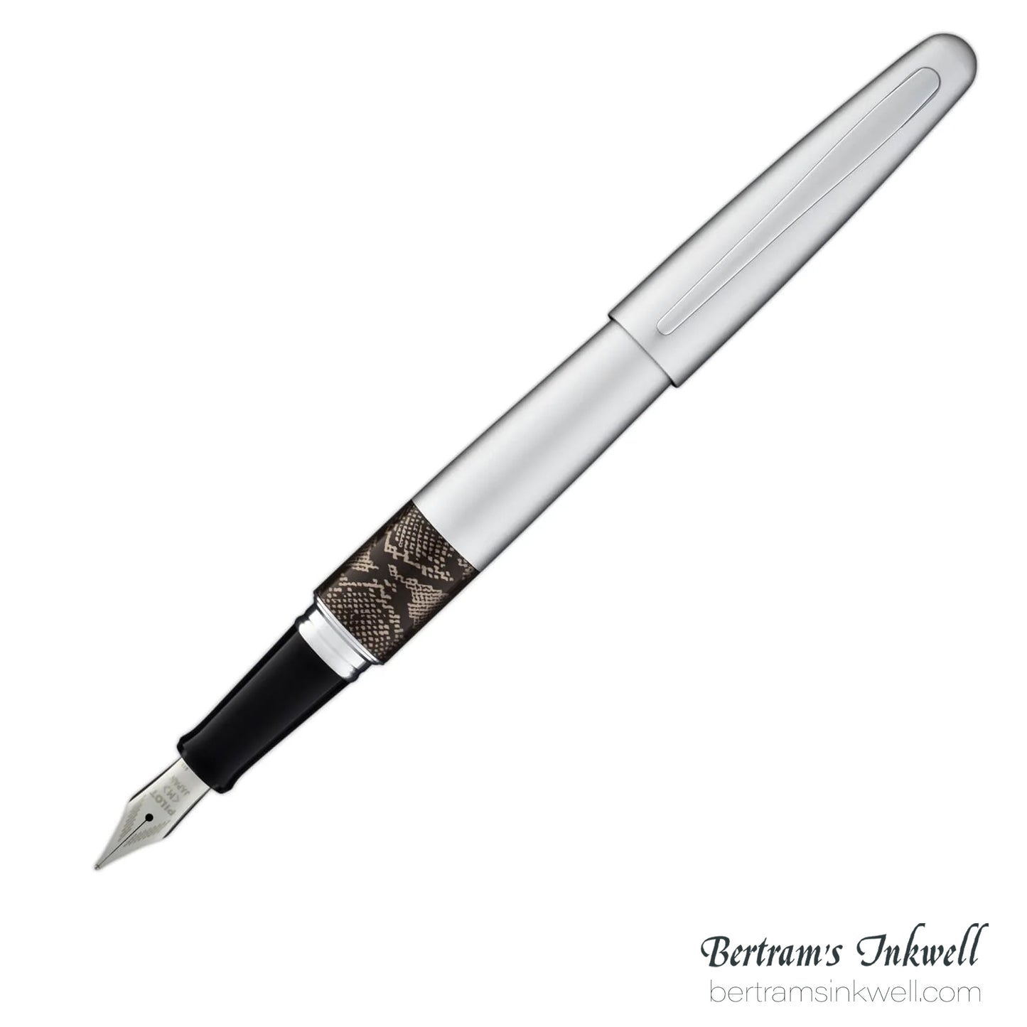 Pilot Metropolitan Animal with Python Matte Silver Pattern Fountain Pen