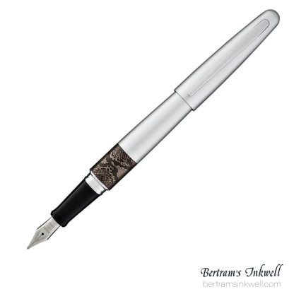 Pilot Metropolitan Animal with Python Matte Silver Pattern Fountain Pen