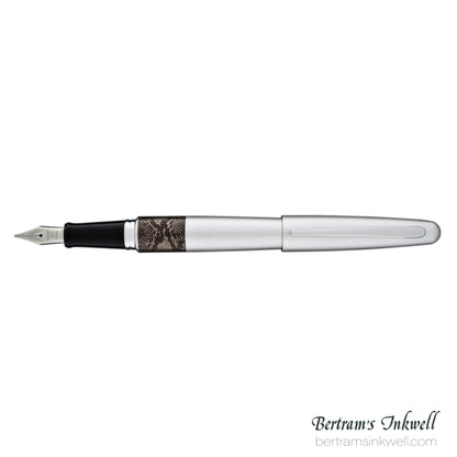 Pilot Metropolitan Animal with Python Matte Silver Pattern Fountain Pen