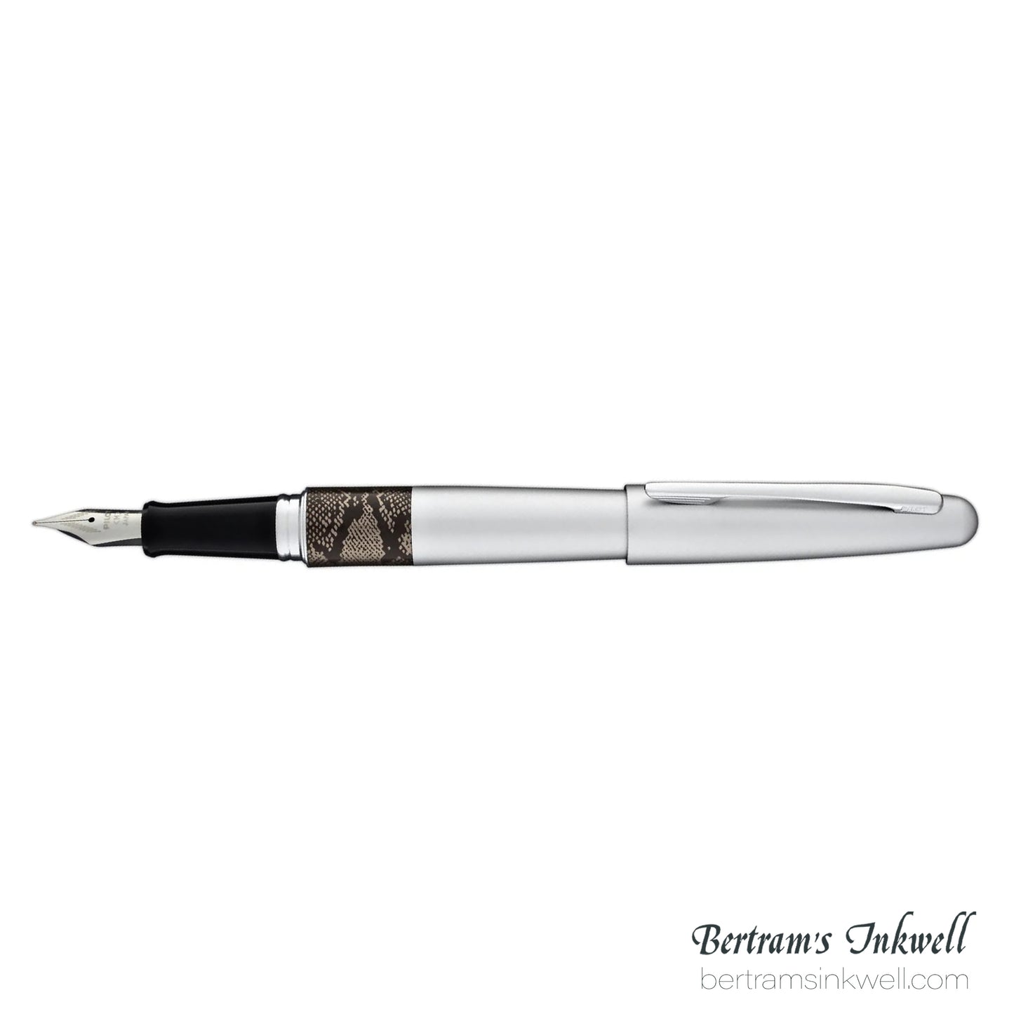 Pilot Metropolitan Animal with Python Matte Silver Pattern Fountain Pen