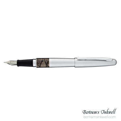 Pilot Metropolitan Animal with Python Matte Silver Pattern Fountain Pen