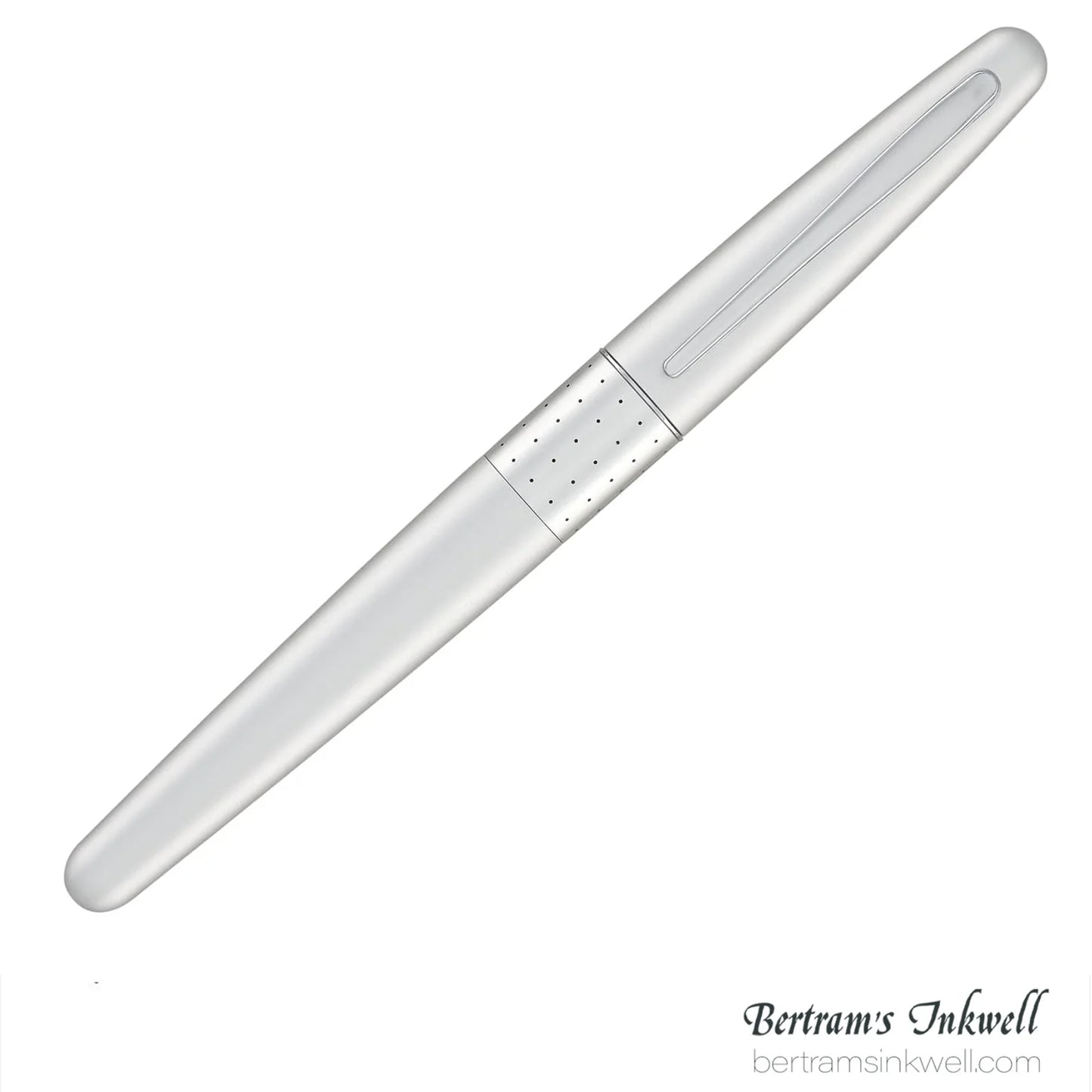 Pilot Metropolitan Silver with Dot Pattern Fountain Pen