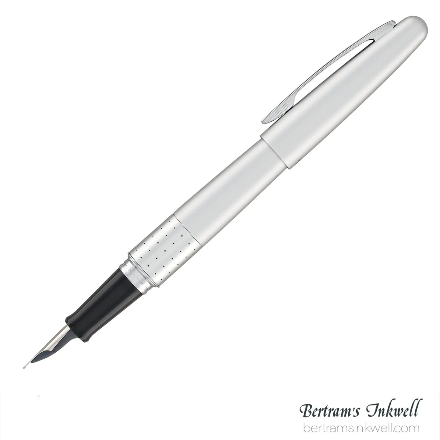 Pilot Metropolitan Silver with Dot Pattern Fountain Pen