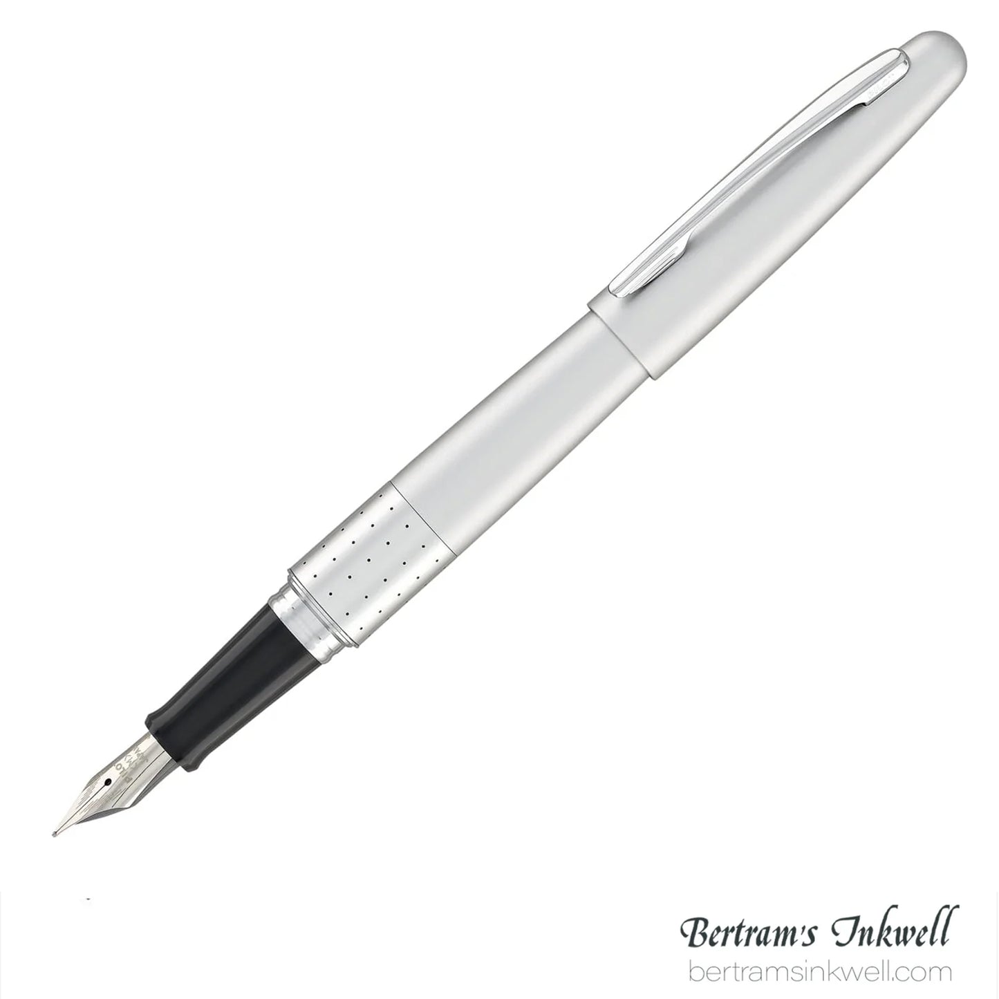Pilot Metropolitan Silver with Dot Pattern Fountain Pen