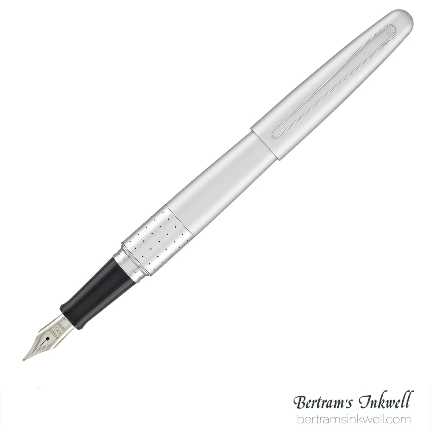 Pilot Metropolitan Silver with Dot Pattern Fountain Pen