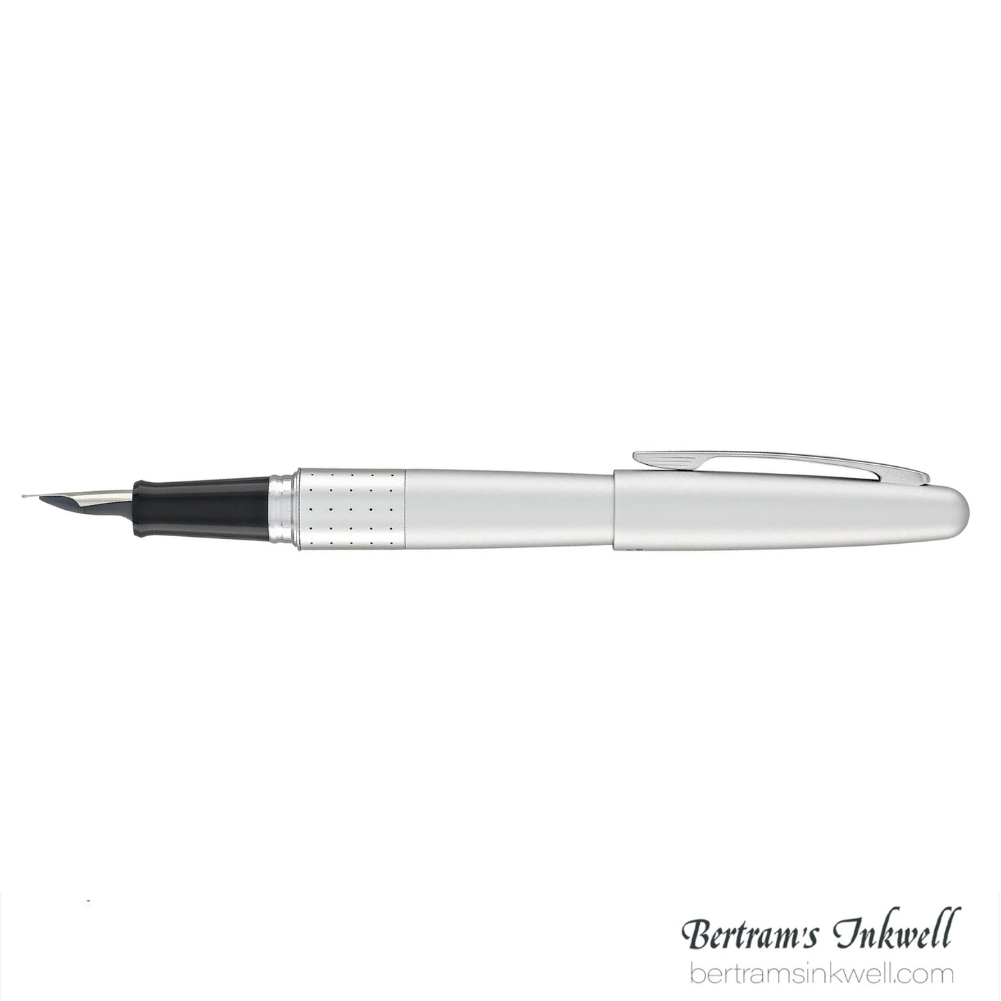 Pilot Metropolitan Silver with Dot Pattern Fountain Pen