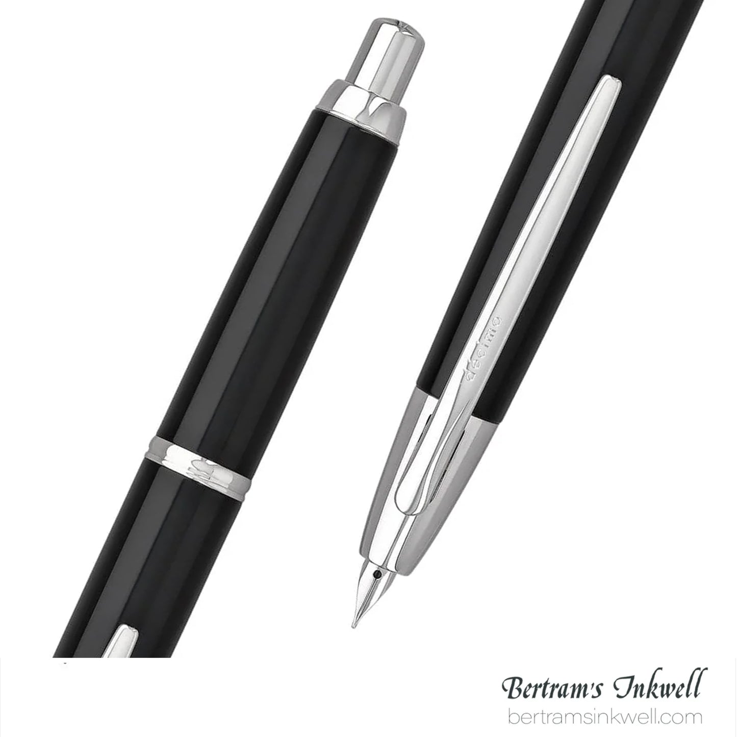 Pilot Vanishing Point Decimo Black Fountain Pen