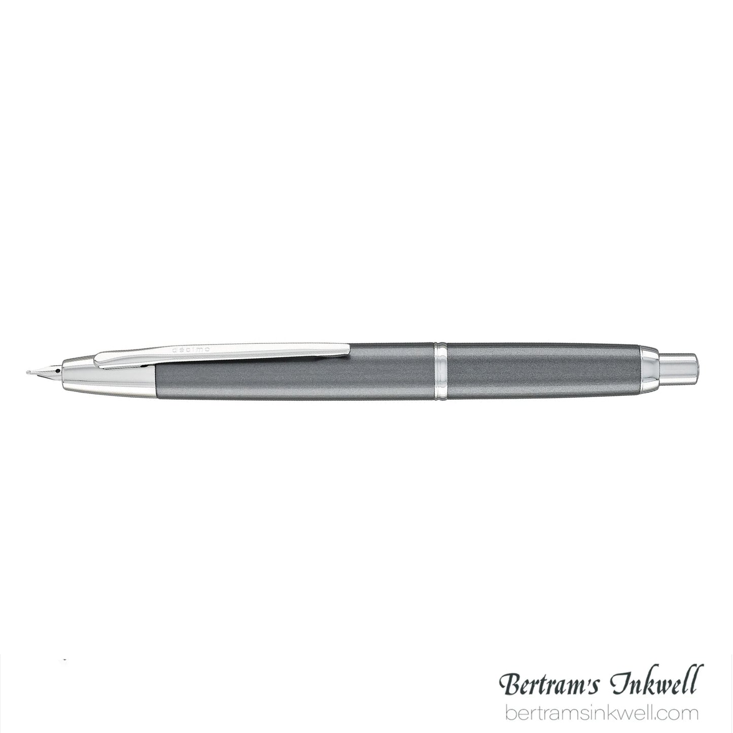 Pilot Vanishing Point Decimo Dark Grey Fountain Pen