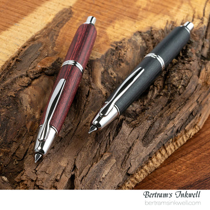 Pilot Vanishing Point Red Birchwood Fountain Pen