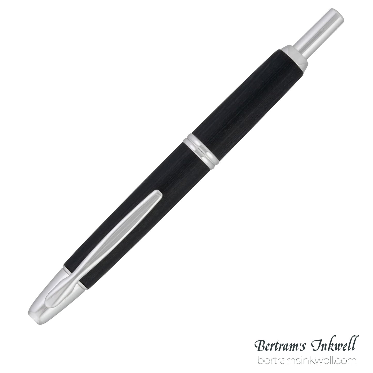 Pilot Vanishing Point Birchwood Black Fountain Pen