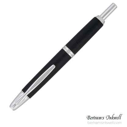 Pilot Vanishing Point Birchwood Black Fountain Pen