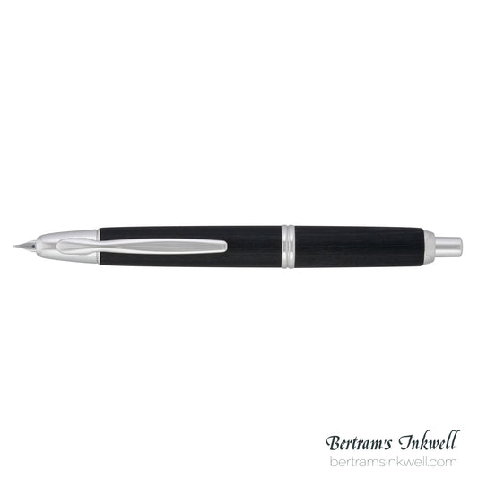 Pilot Vanishing Point Birchwood Black Fountain Pen
