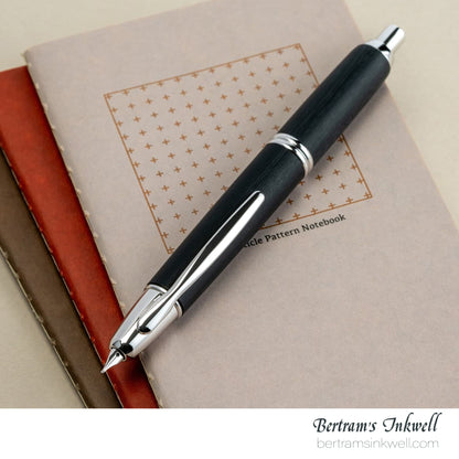 Pilot Vanishing Point Birchwood Black Fountain Pen