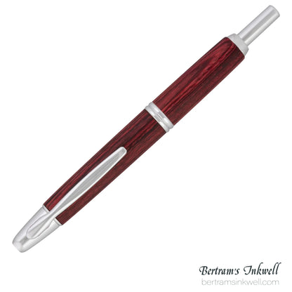 Pilot Vanishing Point Birchwood Red Fountain Pen