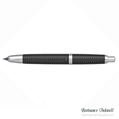 Pilot Vanishing Point Black Carbonesque and Rhodium Accents Fountain Pen