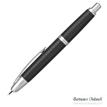 Pilot Vanishing Point Black Carbonesque and Rhodium Accents Fountain Pen