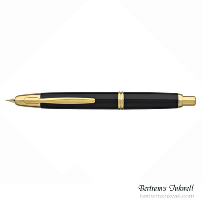 Pilot Vanishing Point Black and Gold Accents Fountain Pen