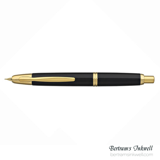 Pilot Vanishing Point Black and Gold Accents Fountain Pen