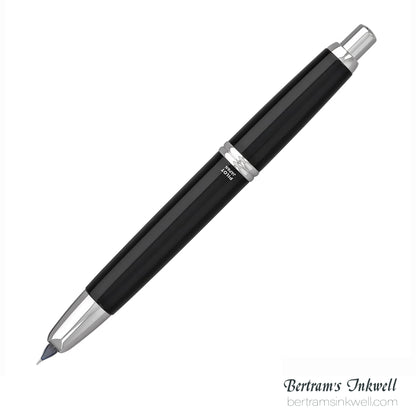 Pilot Vanishing Point Black and Rhodium Accents Fountain Pen