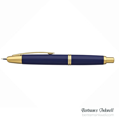 Pilot Vanishing Point Blue and Gold Accents Fountain Pen