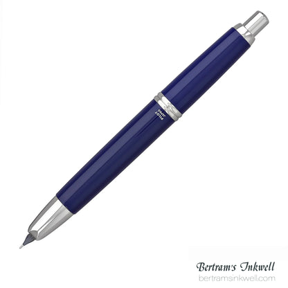 Pilot Vanishing Point Blue and Rhodium Accents Fountain Pen