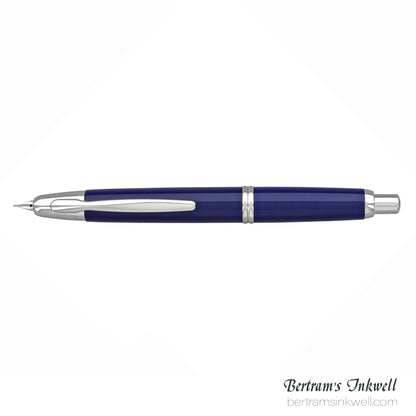 Pilot Vanishing Point Blue and Rhodium Accents Fountain Pen
