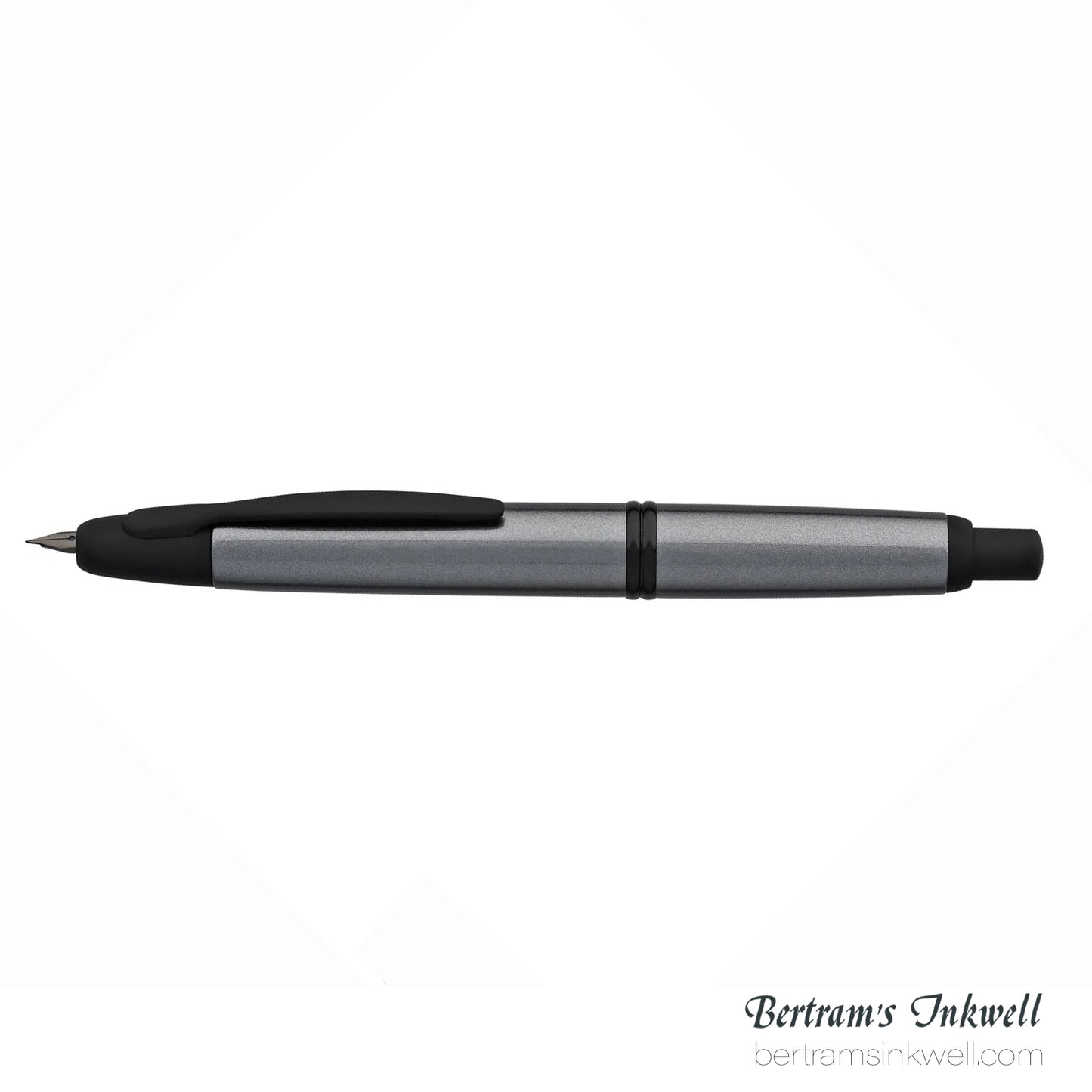Pilot Vanishing Point Gunmetal Gray and Black Matte Fountain Pen