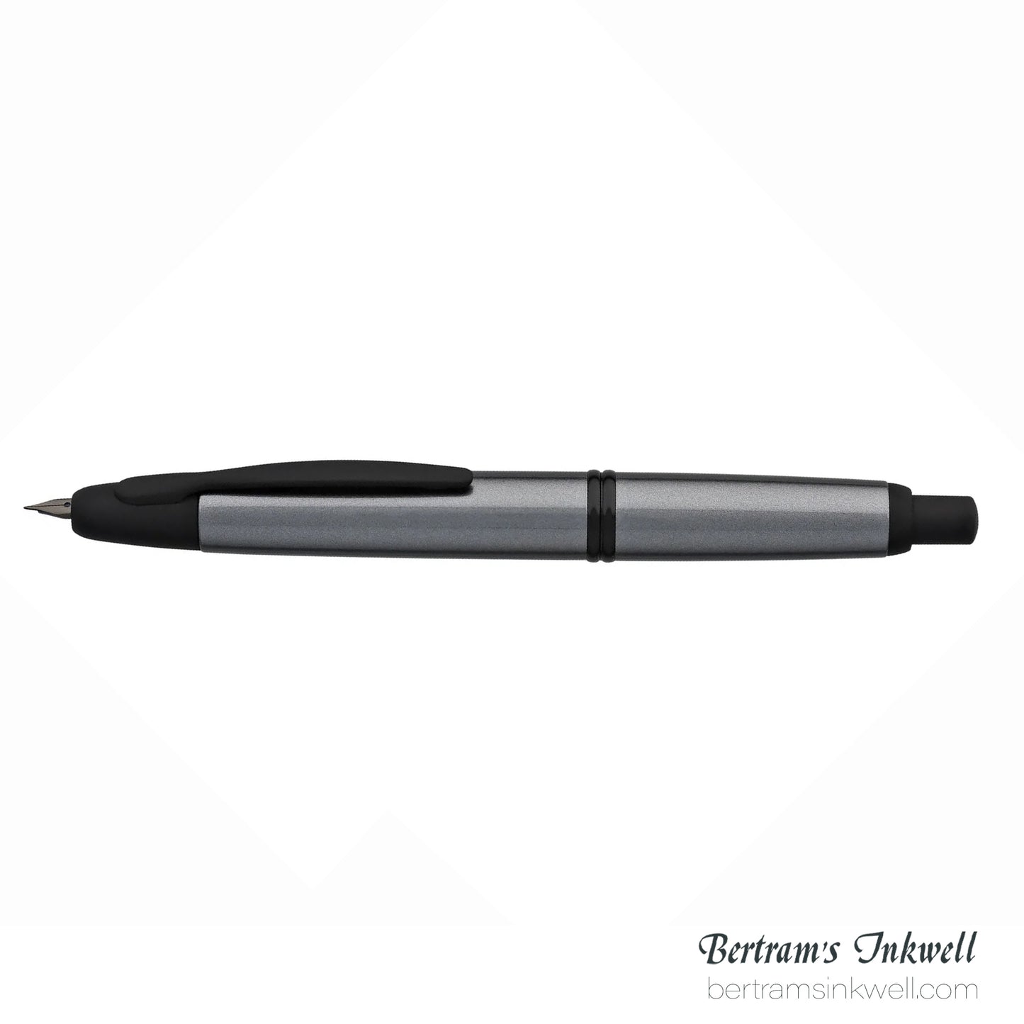 Pilot Vanishing Point Gunmetal Gray and Black Matte Fountain Pen