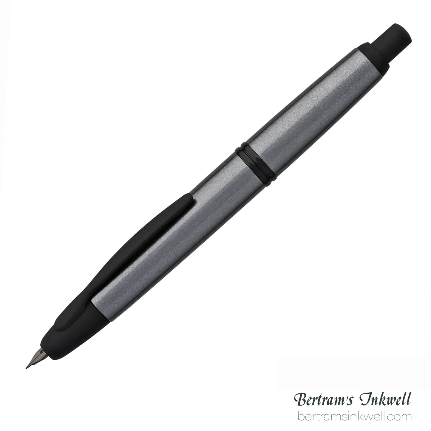 Pilot Vanishing Point Gunmetal Gray and Black Matte Fountain Pen