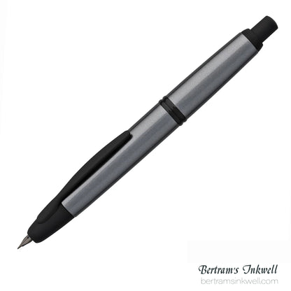 Pilot Vanishing Point Gunmetal Gray and Black Matte Fountain Pen