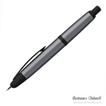 Pilot Vanishing Point Gunmetal Gray and Black Matte Fountain Pen