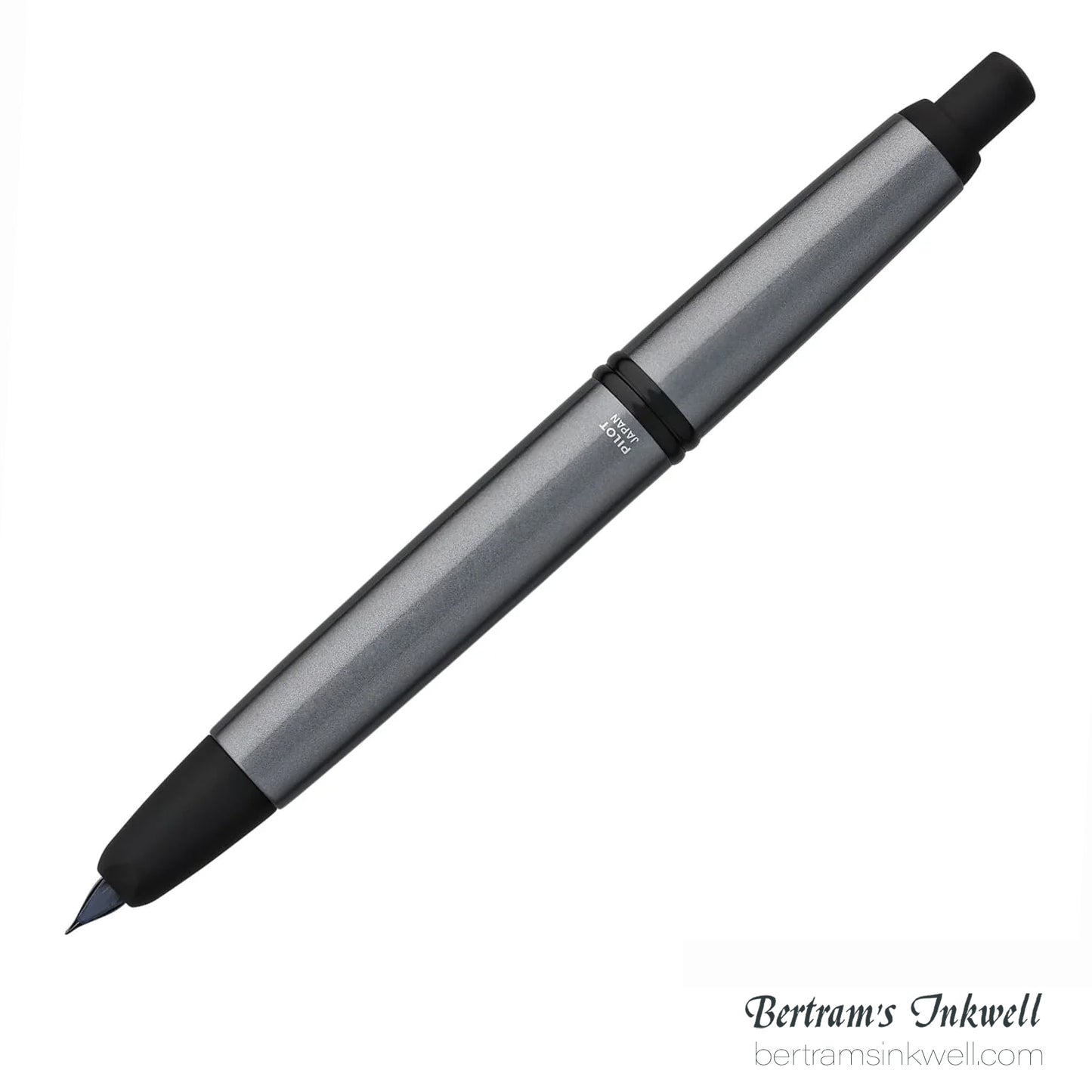 Pilot Vanishing Point Gunmetal Gray and Black Matte Fountain Pen