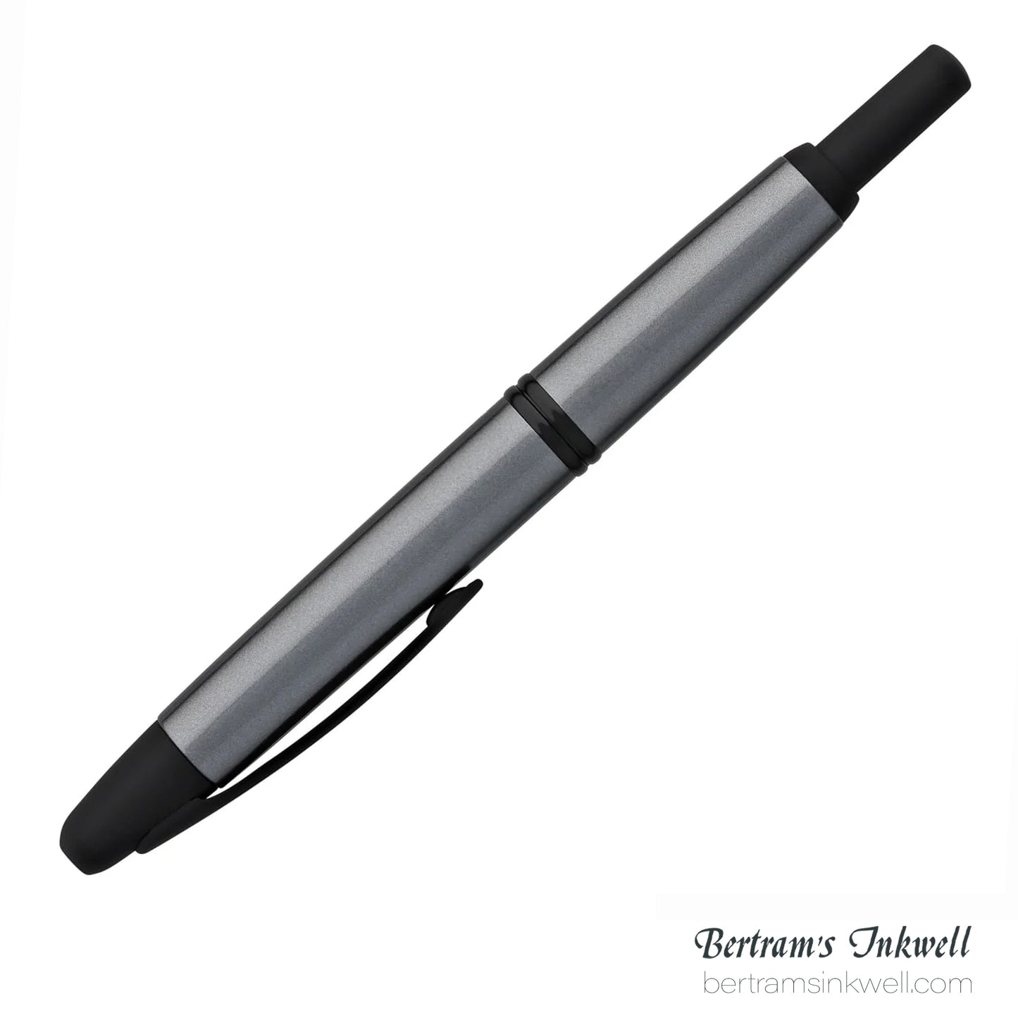 Pilot Vanishing Point Gunmetal Gray and Black Matte Fountain Pen