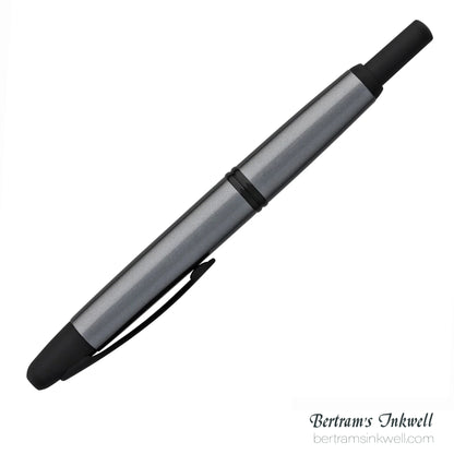 Pilot Vanishing Point Gunmetal Gray and Black Matte Fountain Pen