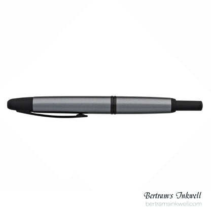 Pilot Vanishing Point Gunmetal Gray and Black Matte Fountain Pen