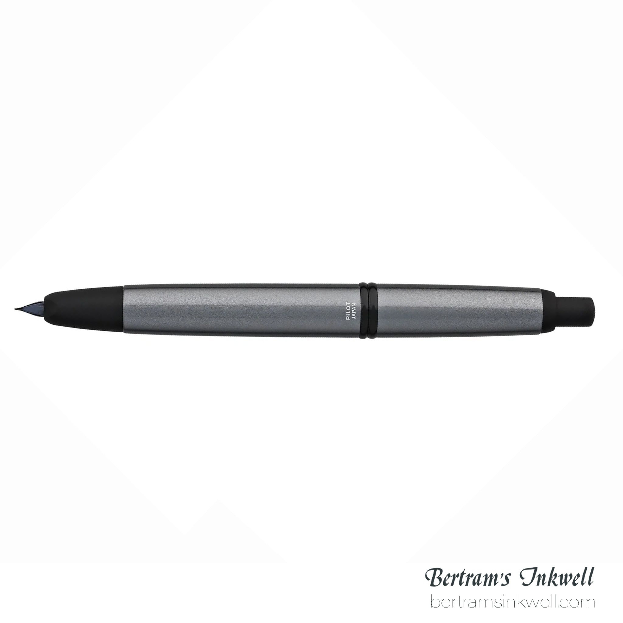 Pilot Vanishing Point Gunmetal Gray and Black Matte Fountain Pen