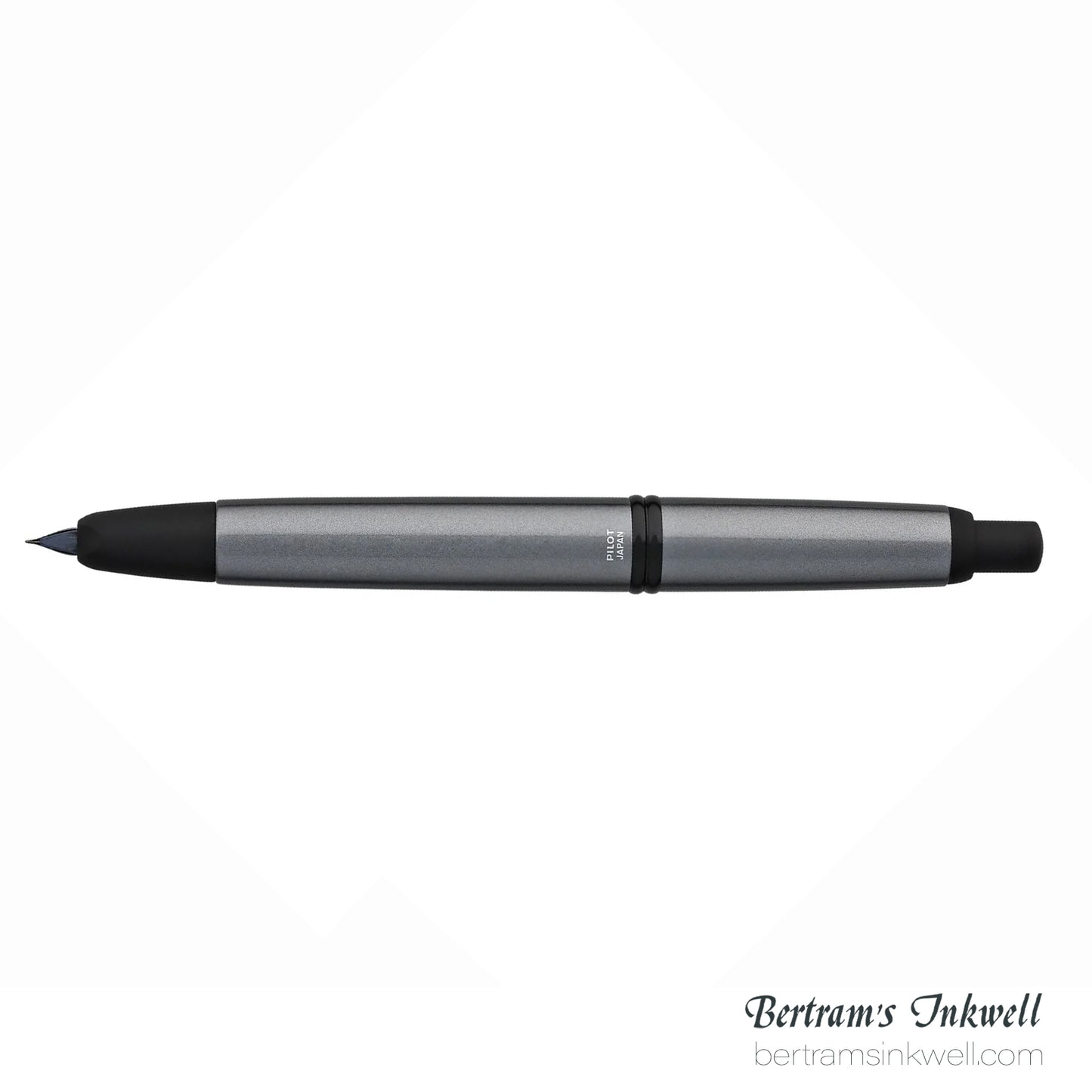 Pilot Vanishing Point Gunmetal Gray and Black Matte Fountain Pen