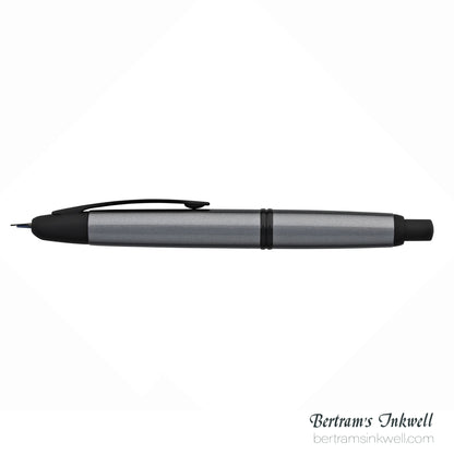 Pilot Vanishing Point Gunmetal Gray and Black Matte Fountain Pen