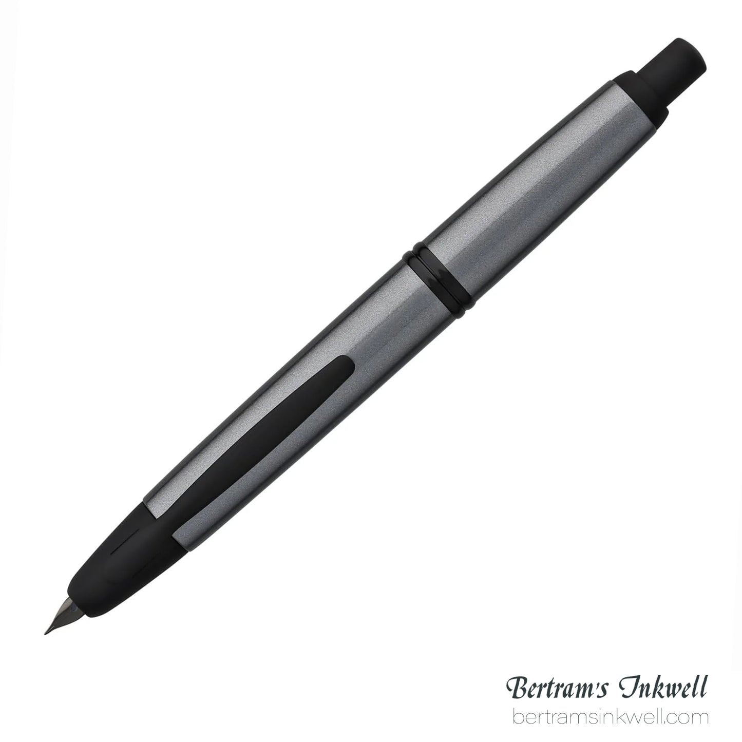 Pilot Vanishing Point Gunmetal Gray and Black Matte Fountain Pen