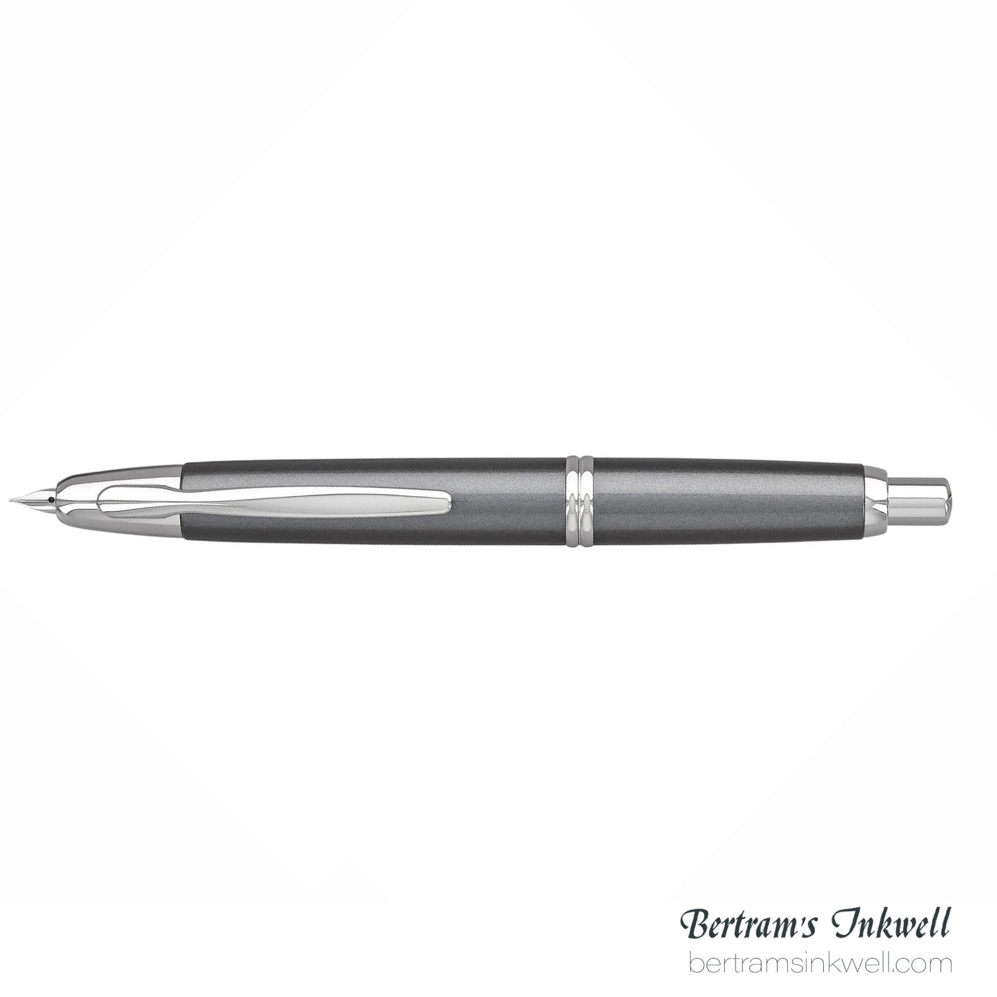 Pilot Vanishing Point Gun Metal Gray with Rhodium Accents Fountain Pen