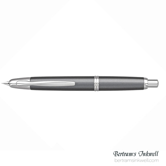 Pilot Vanishing Point Gun Metal Gray with Rhodium Accents Fountain Pen