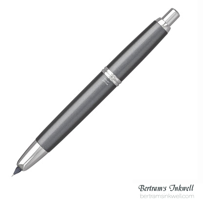 Pilot Vanishing Point Gun Metal Gray with Rhodium Accents Fountain Pen