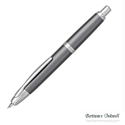 Pilot Vanishing Point Gun Metal Gray with Rhodium Accents Fountain Pen