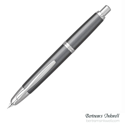 Pilot Vanishing Point Gun Metal Gray with Rhodium Accents Fountain Pen