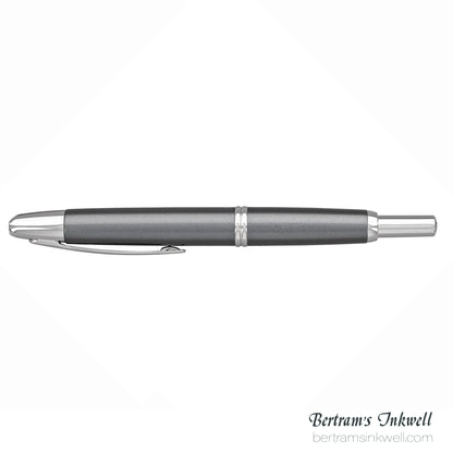 Pilot Vanishing Point Gun Metal Gray with Rhodium Accents Fountain Pen
