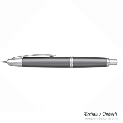 Pilot Vanishing Point Gun Metal Gray with Rhodium Accents Fountain Pen