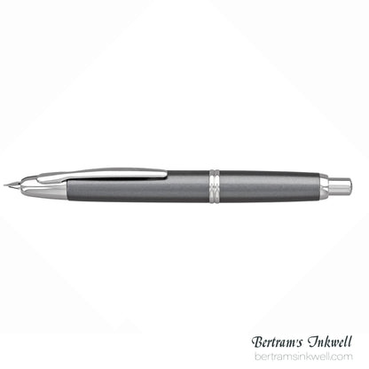 Pilot Vanishing Point Gun Metal Gray with Rhodium Accents Fountain Pen