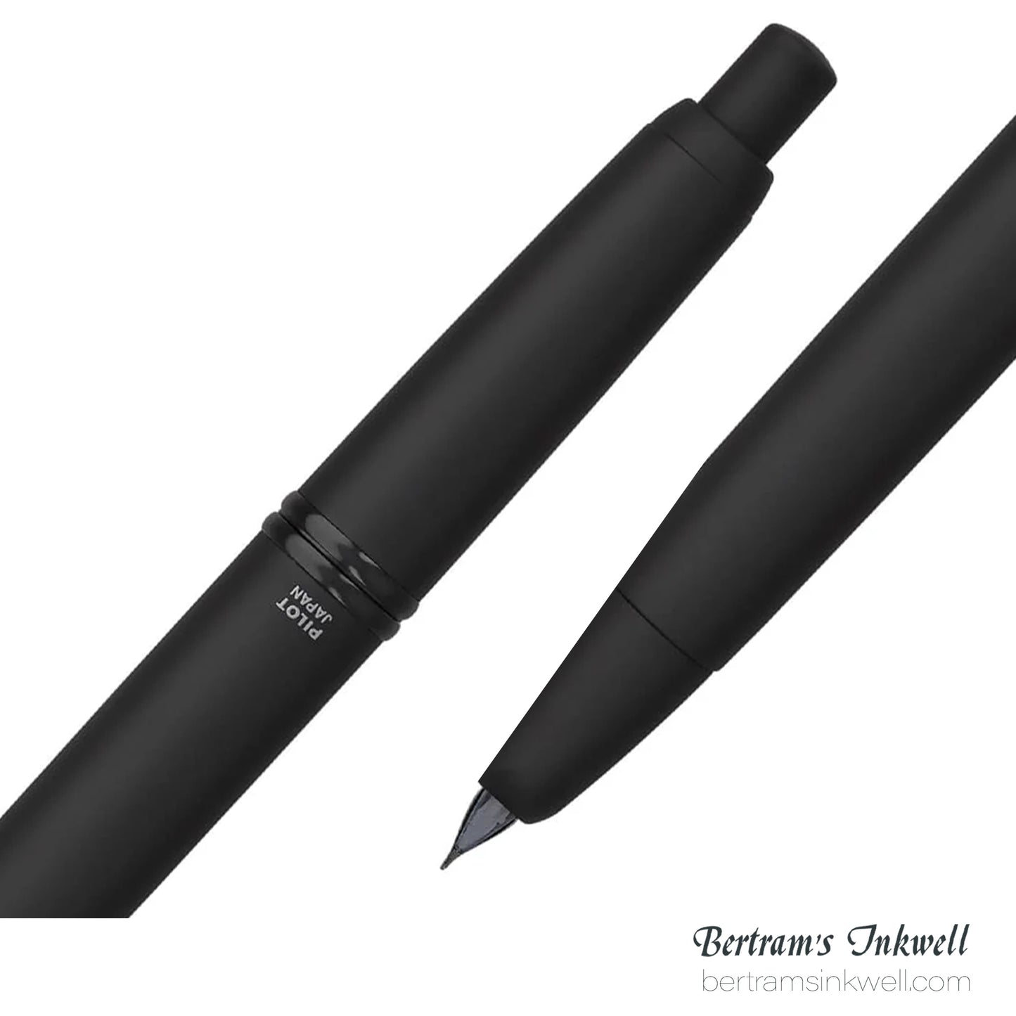 Pilot Vanishing Point Matte Black and Black Accents Fountain Pen